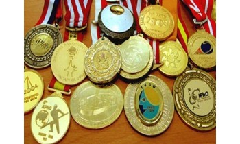 SMA 1 Semende Darat Ulu  persembahkan 1 medali emas pada O2SN 2017